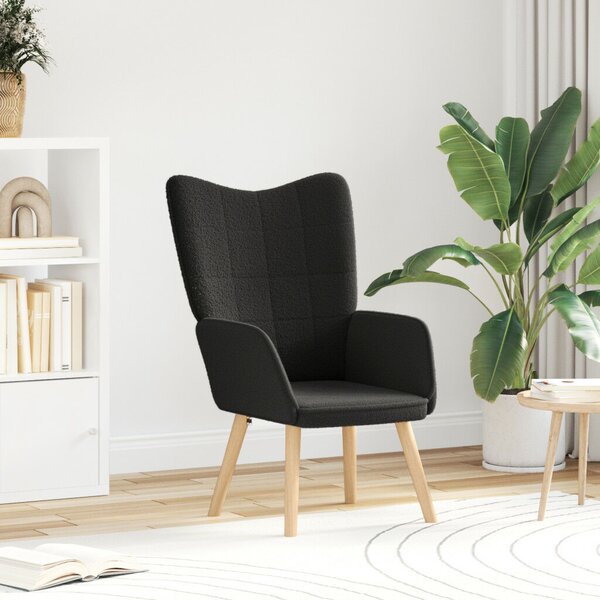 VidaXL Pihenőszék Fekete 62 x 67 x 95.5 cm szövet