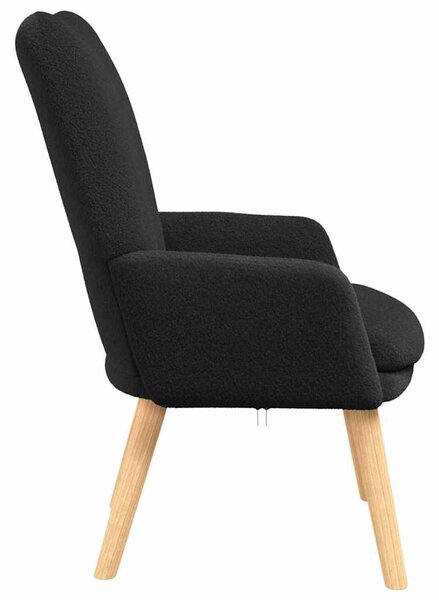 VidaXL Pihenőszék Fekete 63 x 67 x 94 cm szövet