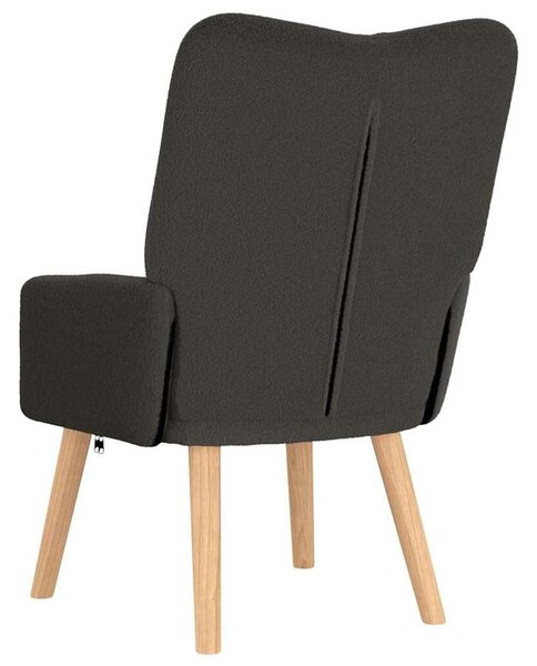 VidaXL Pihenőszék Sötétszürke 63 x 67 x 94 cm szövet