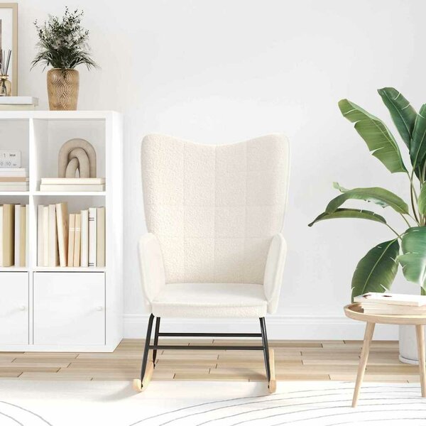 VidaXL Pihenőszék Krém 61 x 78 x 98 cm szövet