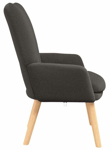 VidaXL Pihenőszék Sötétszürke 63 x 67 x 94 cm szövet