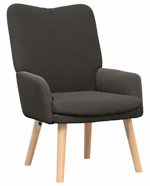 VidaXL Pihenőszék Sötétszürke 63 x 67 x 94 cm szövet