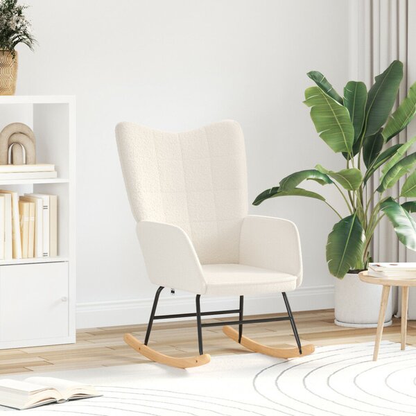 VidaXL Pihenőszék Krém 61 x 78 x 98 cm szövet