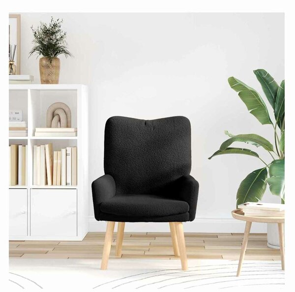 VidaXL Pihenőszék Fekete 63 x 67 x 94 cm szövet