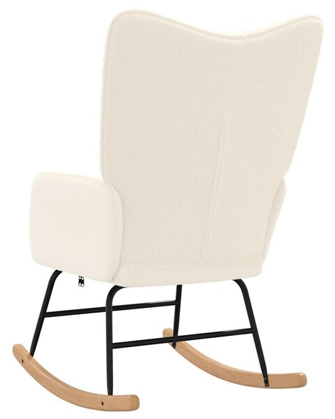VidaXL Pihenőszék Krém 61 x 78 x 98 cm szövet