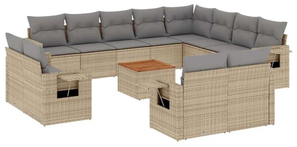 VidaXL Polyrattan Kerti Ülőgarnitúra - 13 részes