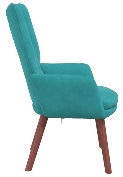 VidaXL karosszék Türkiz 63 x 67 x 94 cm Bársony
