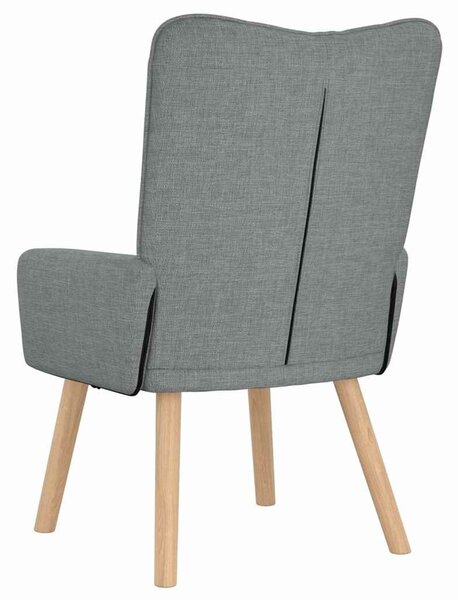 VidaXL Pihenőszék Világosszürke 63 x 67 x 94 cm szövet