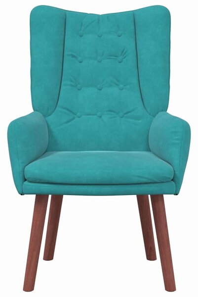 VidaXL karosszék Türkiz 63 x 67 x 94 cm Bársony