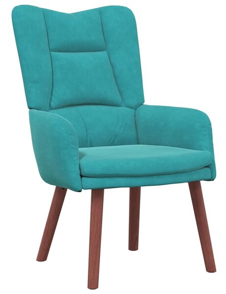 VidaXL karosszék Türkiz 63 x 67 x 94 cm Bársony