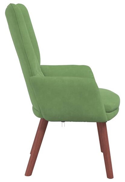VidaXL karosszék Világos zöld 63 x 67 x 94 cm Bársony