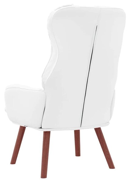 VidaXL karosszék Fehér 69 x 74 x 93 cm Mübőr