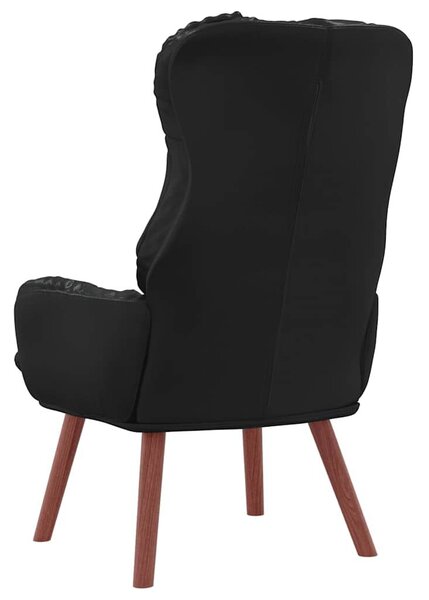 VidaXL karosszék Fekete 69 x 74 x 93 cm Mübőr