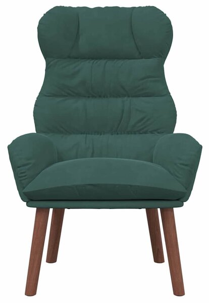 VidaXL Pihenőszék Sötétzöld 69 x 74 x 93 cm Bársony