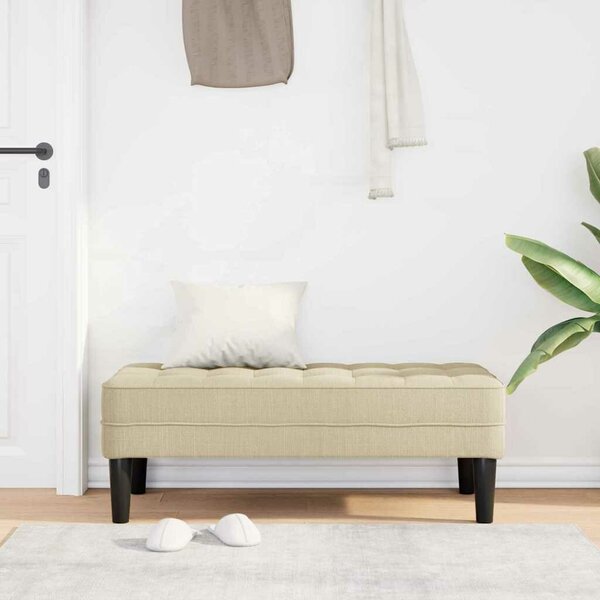 VidaXL pad Krém 113 x 57 x 39 cm szövet