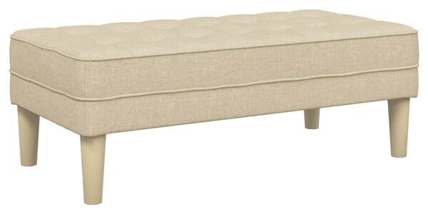 VidaXL pad Krém 113 x 57 x 39 cm szövet