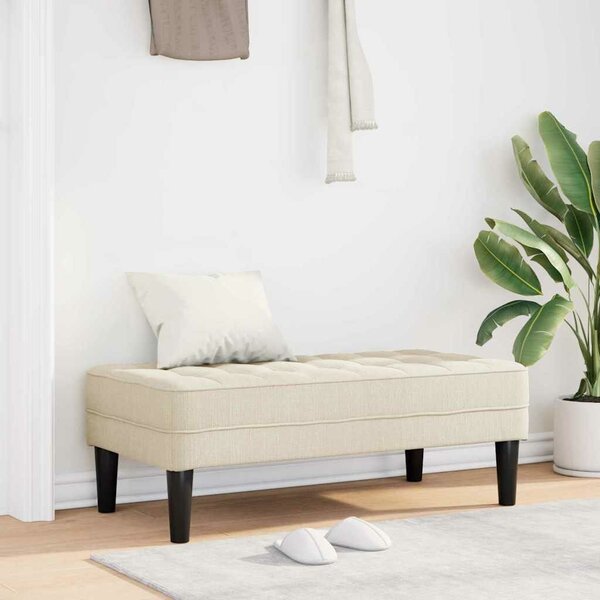 VidaXL pad párnával Vászon 113 x 57 x 39 cm szövet