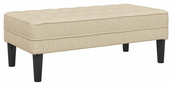 VidaXL pad Krém 113 x 57 x 39 cm szövet