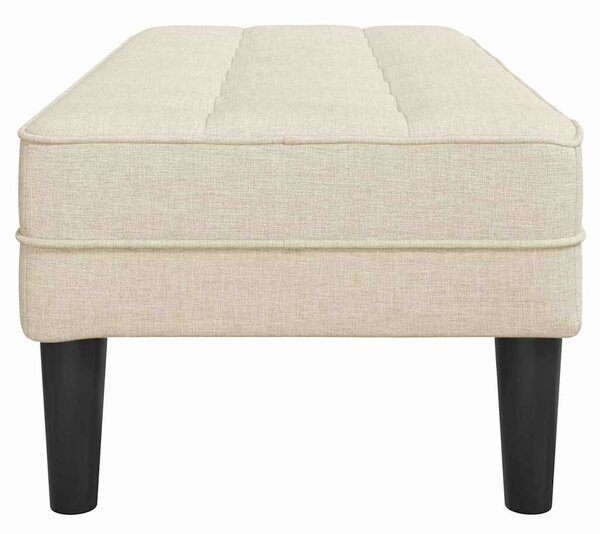 VidaXL pad párnával Vászon 113 x 57 x 39 cm szövet