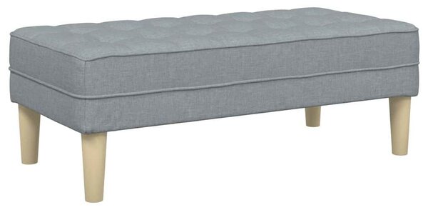 VidaXL Pad Light Grey 113x57x39 cm Szövet