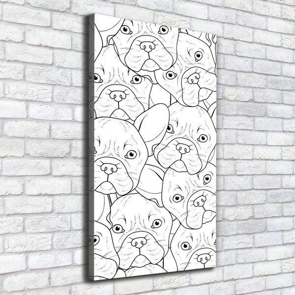 Vászonkép Francia bulldog