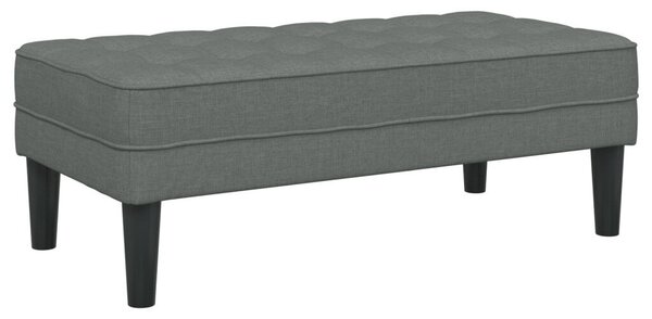 VidaXL pad Sötétszürke 113 x 57 x 39 cm szövet