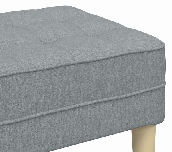 VidaXL Pad Light Grey 113x57x39 cm Szövet