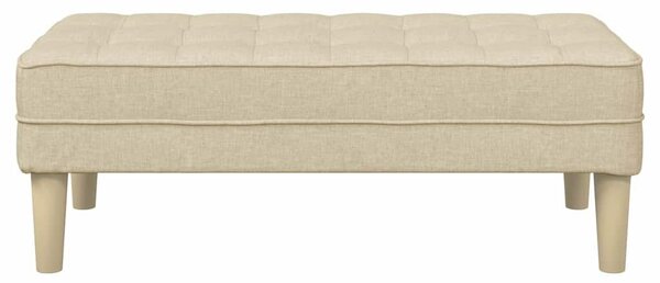 VidaXL pad Krém 113 x 57 x 39 cm szövet