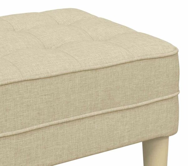 VidaXL pad Krém 113 x 57 x 39 cm szövet