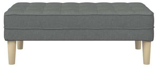 VidaXL pad Sötétszürke 113 x 57 x 39 cm szövet