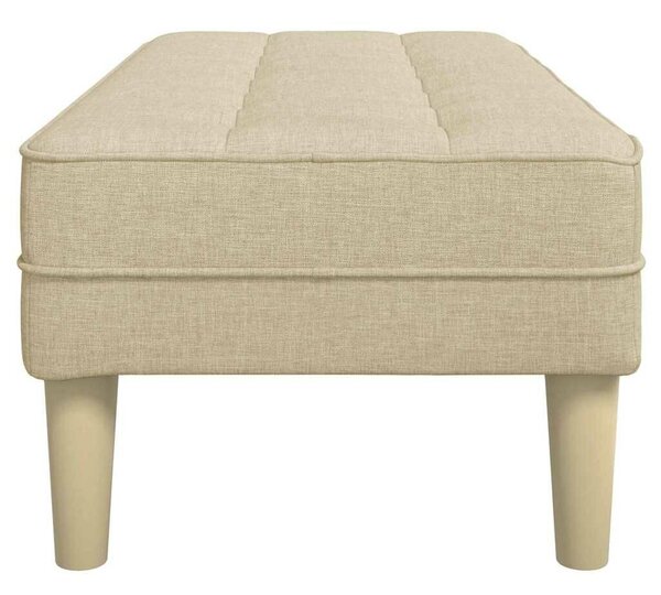 VidaXL pad Krém 113 x 57 x 39 cm szövet