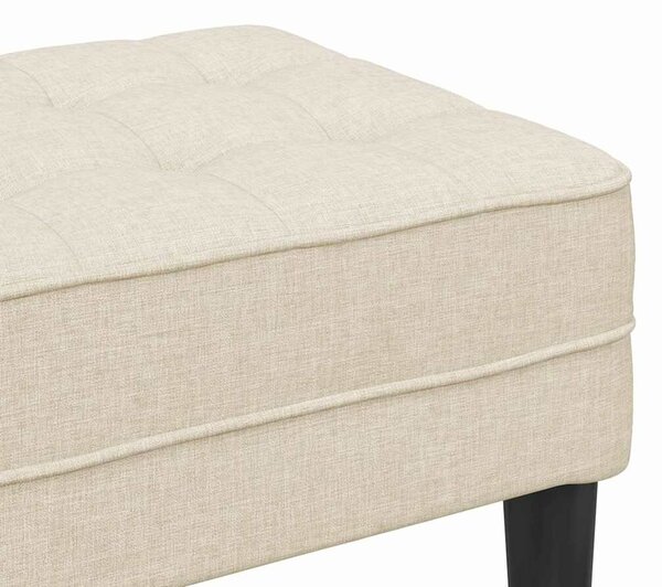 VidaXL pad párnával Vászon 113 x 57 x 39 cm szövet