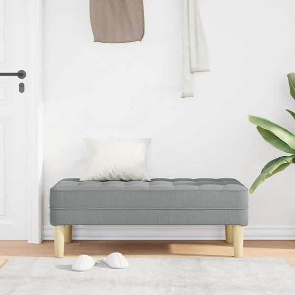 VidaXL Pad Light Grey 113x57x39 cm Szövet