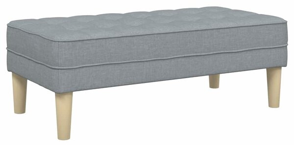 VidaXL Pad Light Grey 113x57x39 cm Szövet