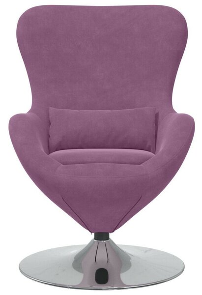 VidaXL Tojásfotel Lila 63 x 73 x 90 cm Bársony