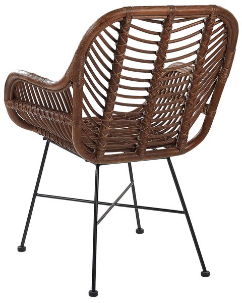 Étkezőszék CANORA Rattan Barna