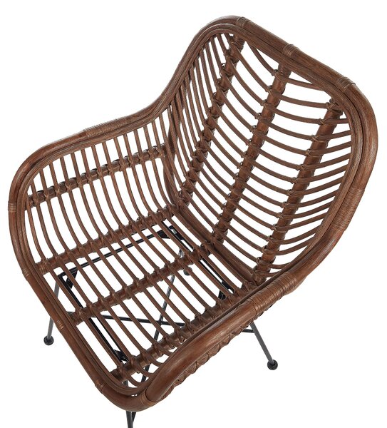 Étkezőszék CANORA Rattan Barna