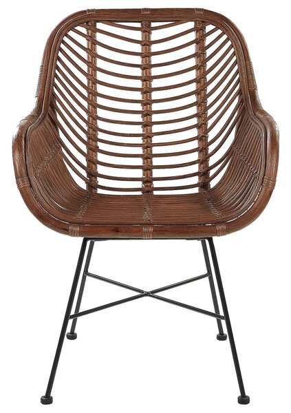 Étkezőszék CANORA Rattan Barna