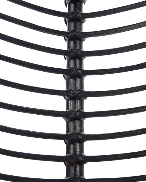 Étkezőszék CANORA Rattan Fekete