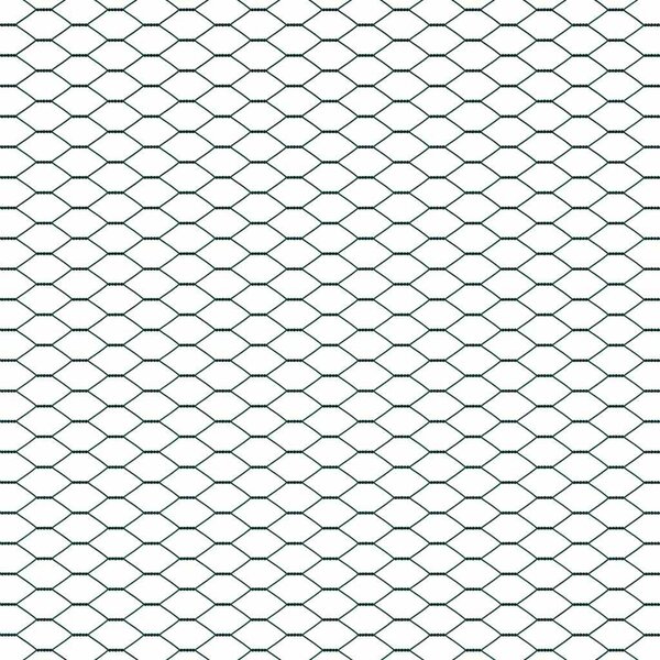 VidaXL Hexagon kerítés 1,4 x 100 m PVC Zöld