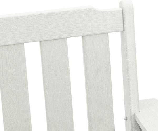 VidaXL kert étkezős székek 2 db Fehér HDPE