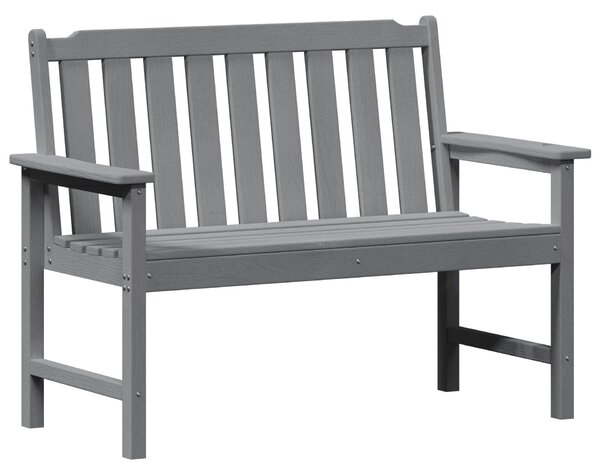 VidaXL Kerti pad párnával Világosszürke 120 x 59 x 88cm Műanyag