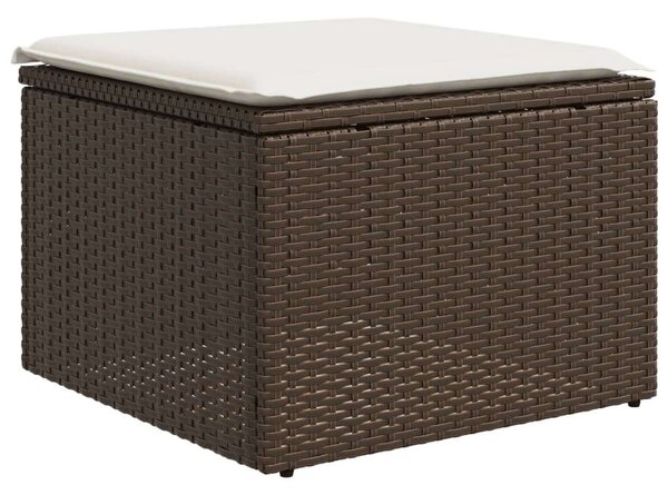 VidaXL Polyrattan Kerti Ülőgarnitúra - 9 részes - Barna