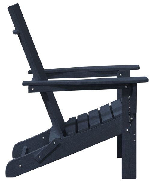 VidaXL összecsukható Adirondack szék tengerészkék 74.5x80.5x90 cm HDPE