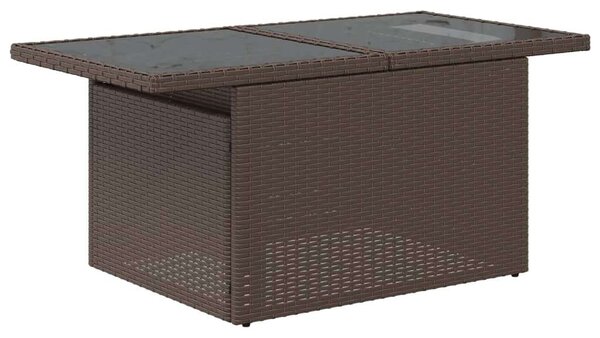 VidaXL Polyrattan Kerti Ülőgarnitúra - 7 részes, Barna