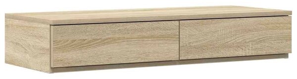 VidaXL Ágyfiókok fiókkal sonoma tölgy 90 x 36.5 x 16.5 cm Faanyag