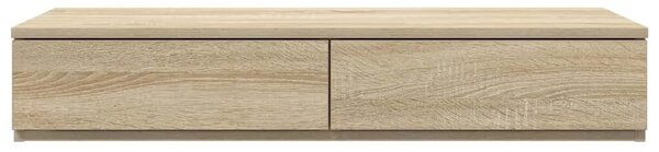 VidaXL Ágyfiókok fiókkal sonoma tölgy 90 x 36.5 x 16.5 cm Faanyag