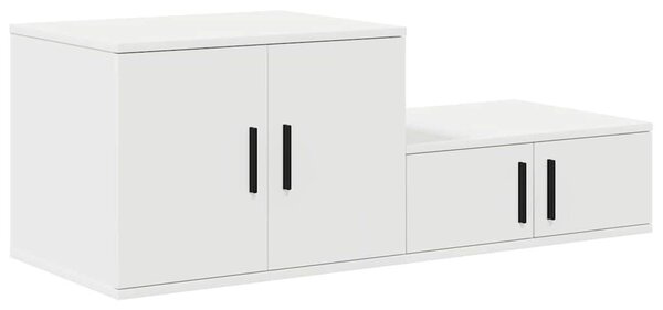 VidaXL Tárolószekrény Fehér 118 x 41 x 40 cm Faanyag