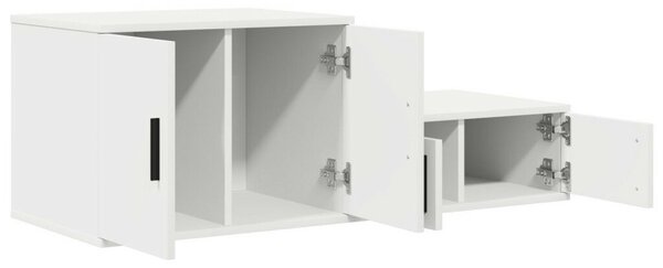 VidaXL Tárolószekrény Fehér 118 x 41 x 40 cm Faanyag