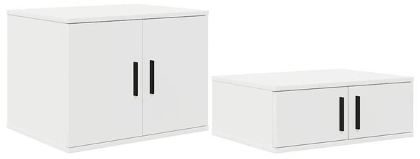 VidaXL Tárolószekrény Fehér 118 x 41 x 40 cm Faanyag